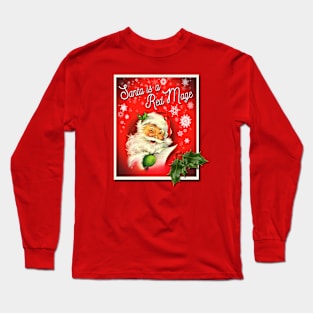 Santa is a Red Mage Long Sleeve T-Shirt